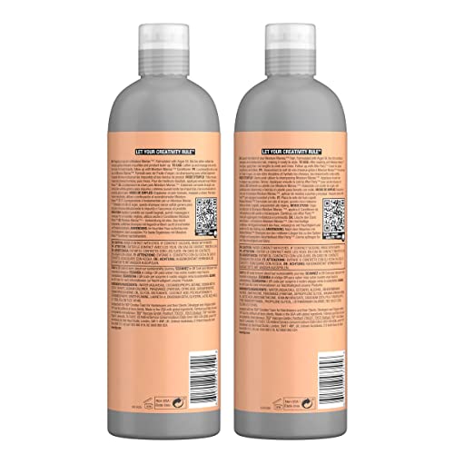 TIGI Bed Head Shampoo and Conditioner For Dry Hair Moisture Maniac Sulfate-Free Shampoo & Moisturizing Conditioner with Argan Oil 25.36 fl oz 2 count